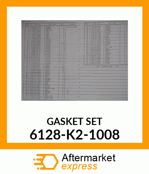 GASKET SET 6128-K2-1008