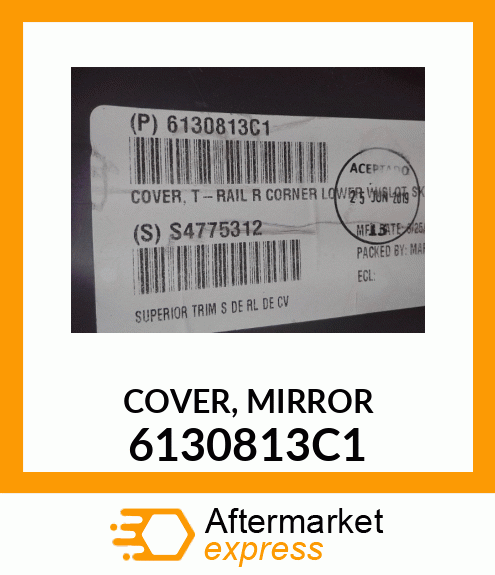 COVER, MIRROR 6130813C1