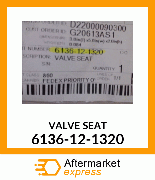 VALVE SEAT 6136-12-1320