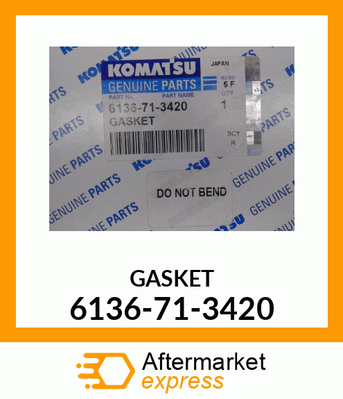 GASKET 6136-71-3420