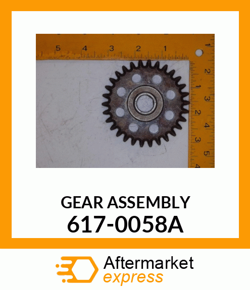 GEAR ASSEMBLY 617-0058A