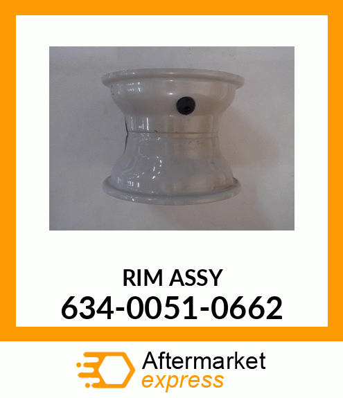 RIM ASSY 634-0051-0662