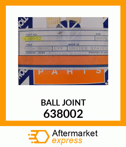 BALL JOINT 638002