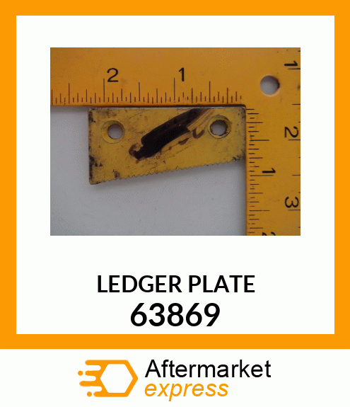 LEDGER PLATE 63869