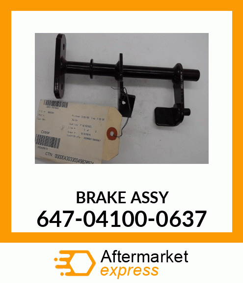 BRAKE ASSY 647-04100-0637