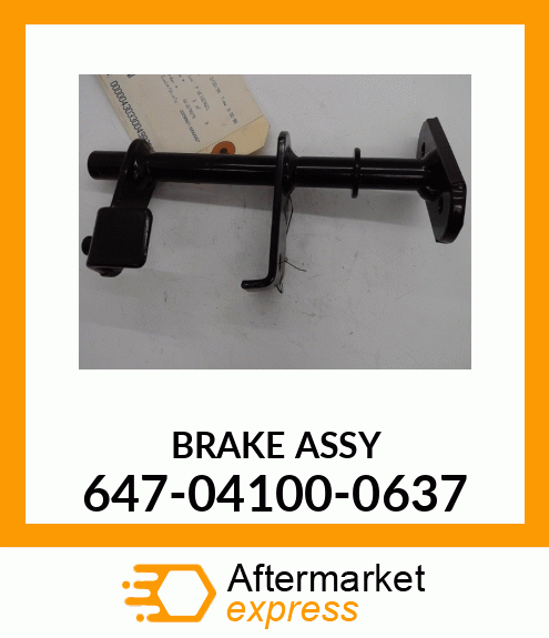 BRAKE ASSY 647-04100-0637