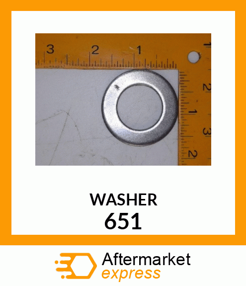 WASHER 651
