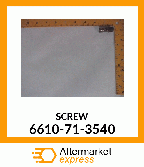 SCREW 6610-71-3540