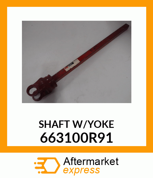 SHAFT W/YOKE 663100R91