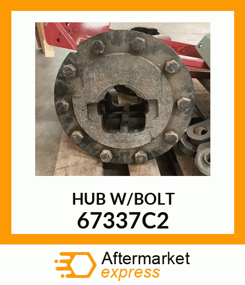HUB W/BOLT 67337C2