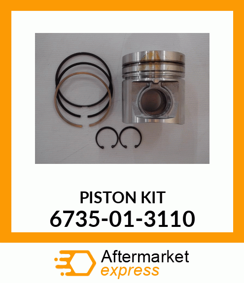 PISTON KIT 6735-01-3110