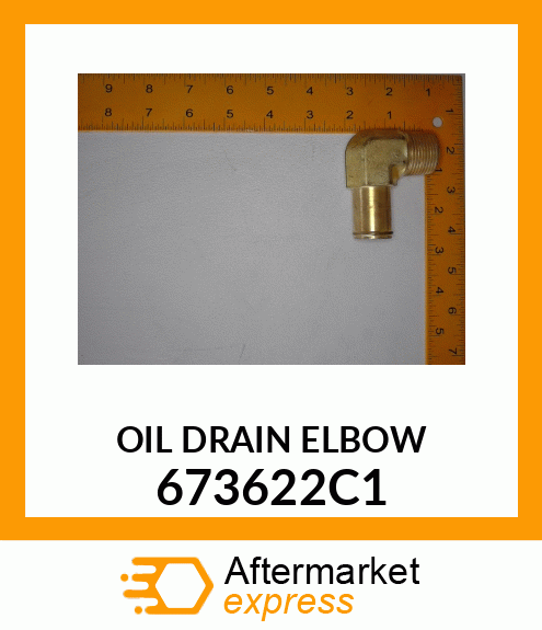 OIL DRAIN ELBOW 673622C1