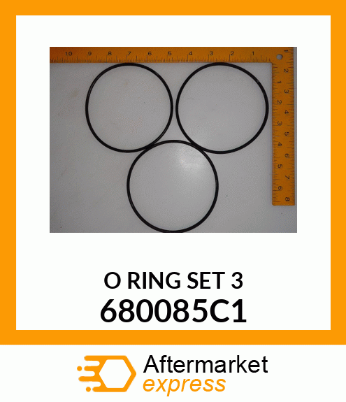 O RING SET 3 680085C1