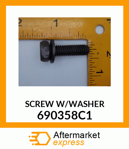 SCREW W/WASHER 690358C1