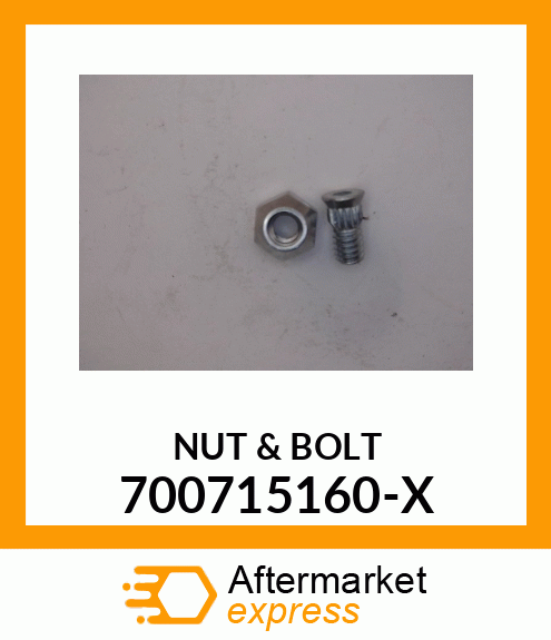 NUT & BOLT 700715160-X