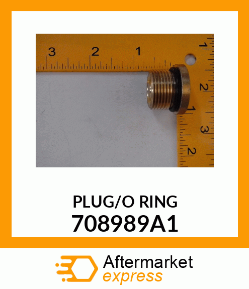 PLUG/O RING 708989A1