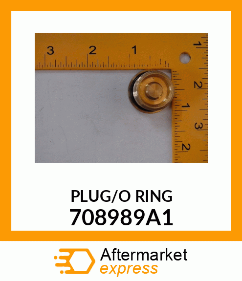 PLUG/O RING 708989A1