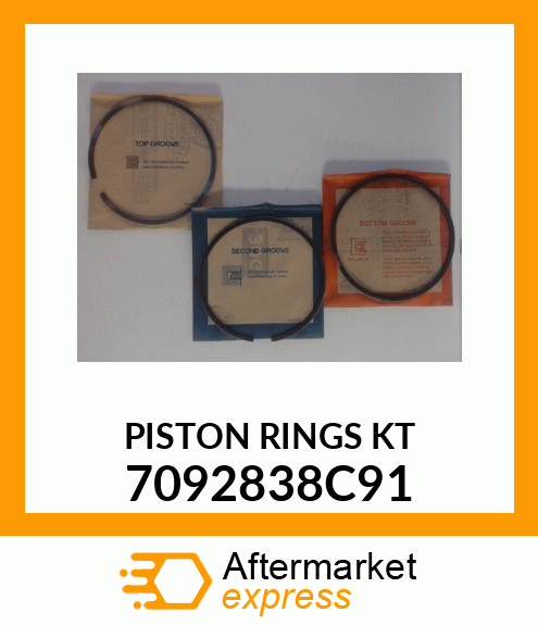 PISTON RINGS KT 7092838C91