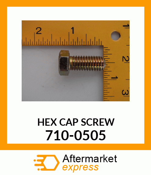 HEX CAP SCREW 710-0505