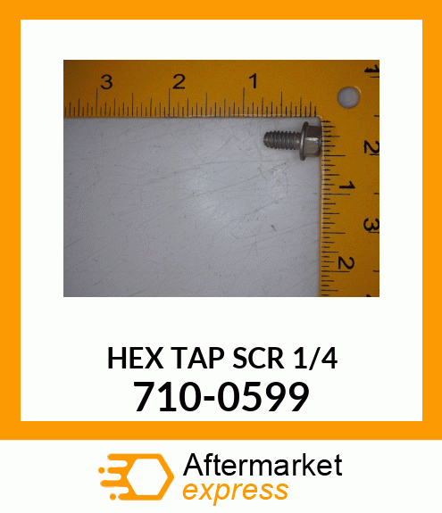 HEX TAP SCR 1/4 710-0599