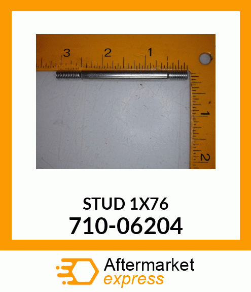 STUD 1X76 710-06204