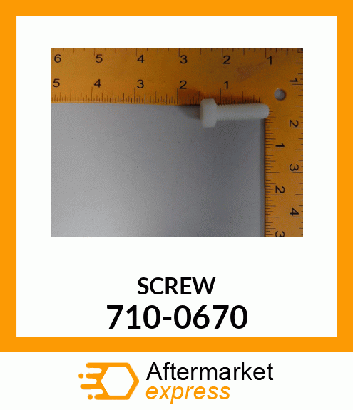 SCREW 710-0670