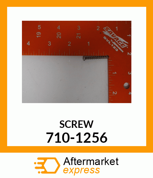 SCREW 710-1256