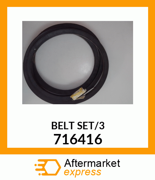 BELT SET/3 716416