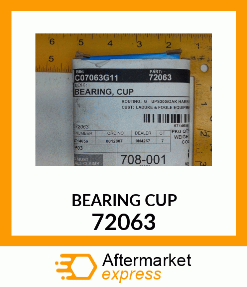 BEARING CUP 72063