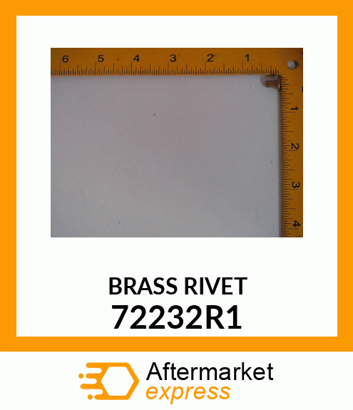 BRASS RIVET 72232R1