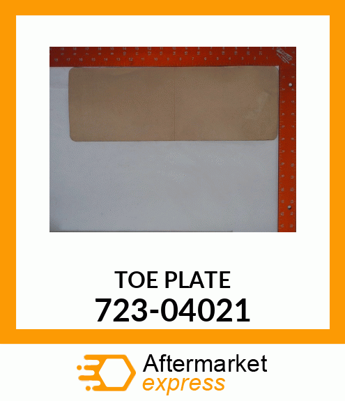 TOE PLATE 723-04021