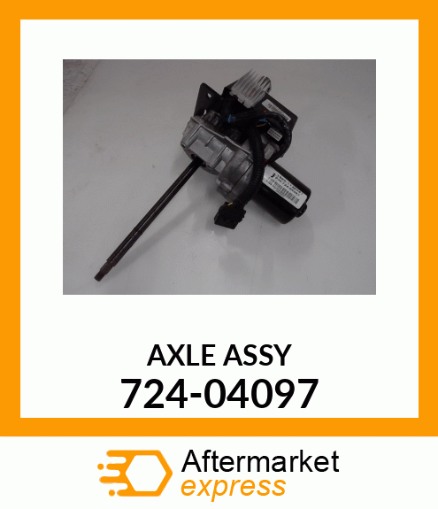 AXLE ASSY 724-04097