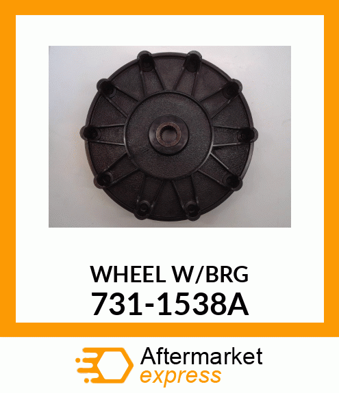 WHEEL W/BRG 731-1538A