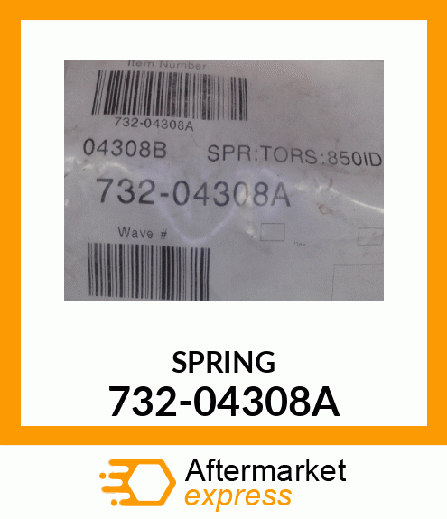 SPRING 732-04308A