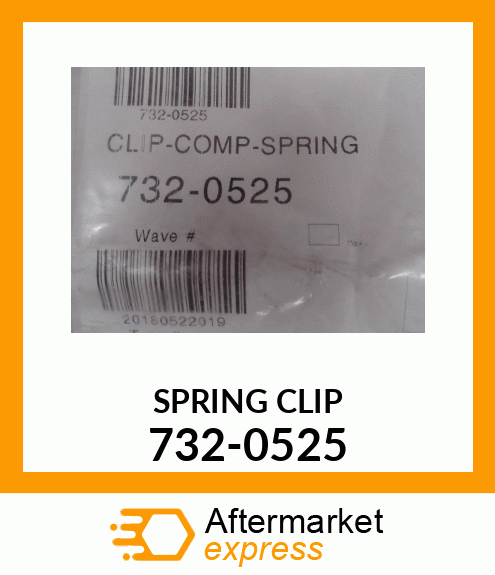 SPRING CLIP 732-0525