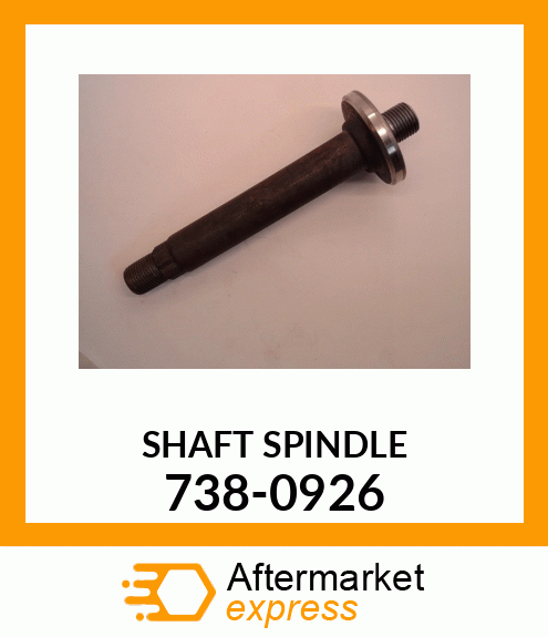 SHAFT SPINDLE 738-0926