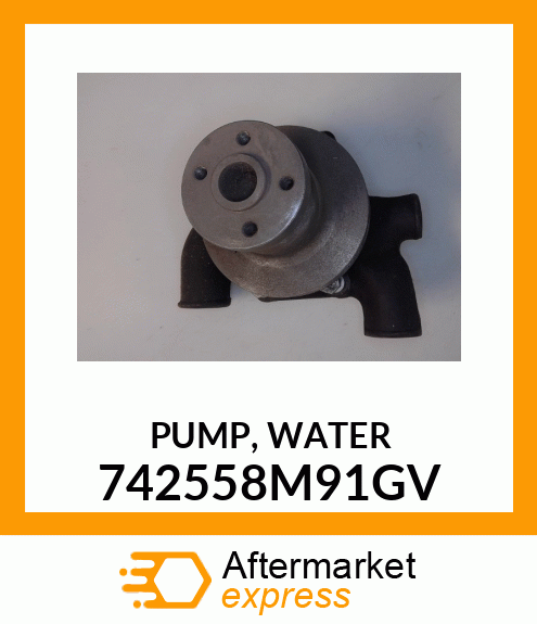 PUMP, WATER 742558M91GV