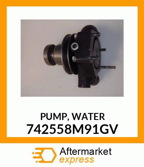 PUMP, WATER 742558M91GV