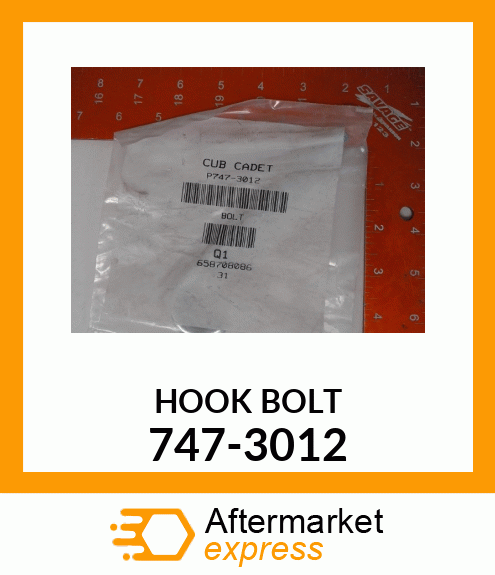 HOOK BOLT 747-3012