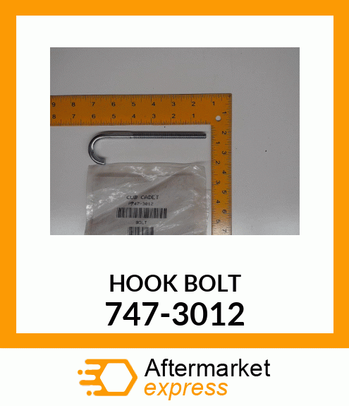 HOOK BOLT 747-3012