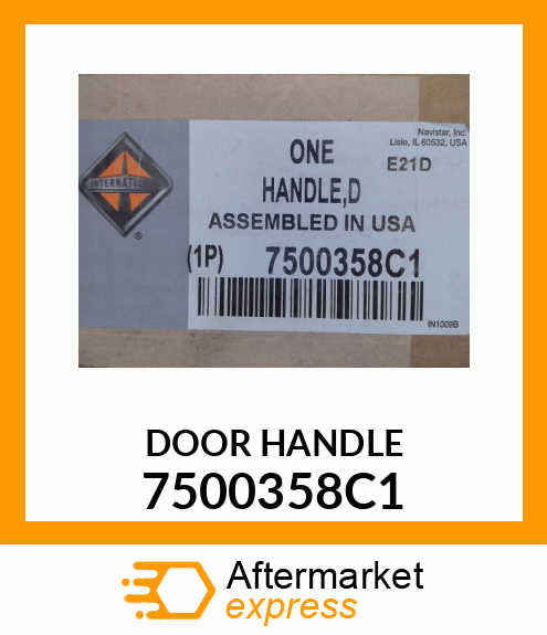 DOOR HANDLE 7500358C1