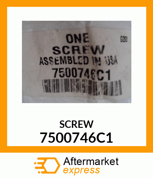 SCREW 7500746C1