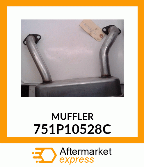 MUFFLER 751P10528C