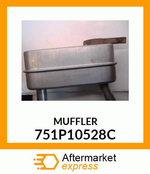 MUFFLER 751P10528C