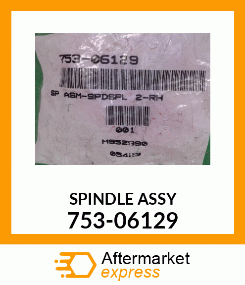 SPINDLE ASSY 753-06129