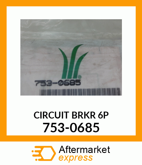 CIRCUIT BRKR 6P 753-0685