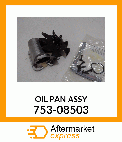 OIL PAN ASSY 753-08503