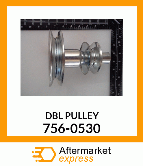 DBL PULLEY 756-0530