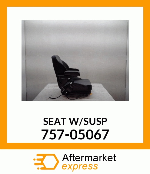 SEAT W/SUSP 757-05067