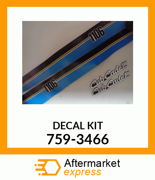 DECAL KIT 759-3466